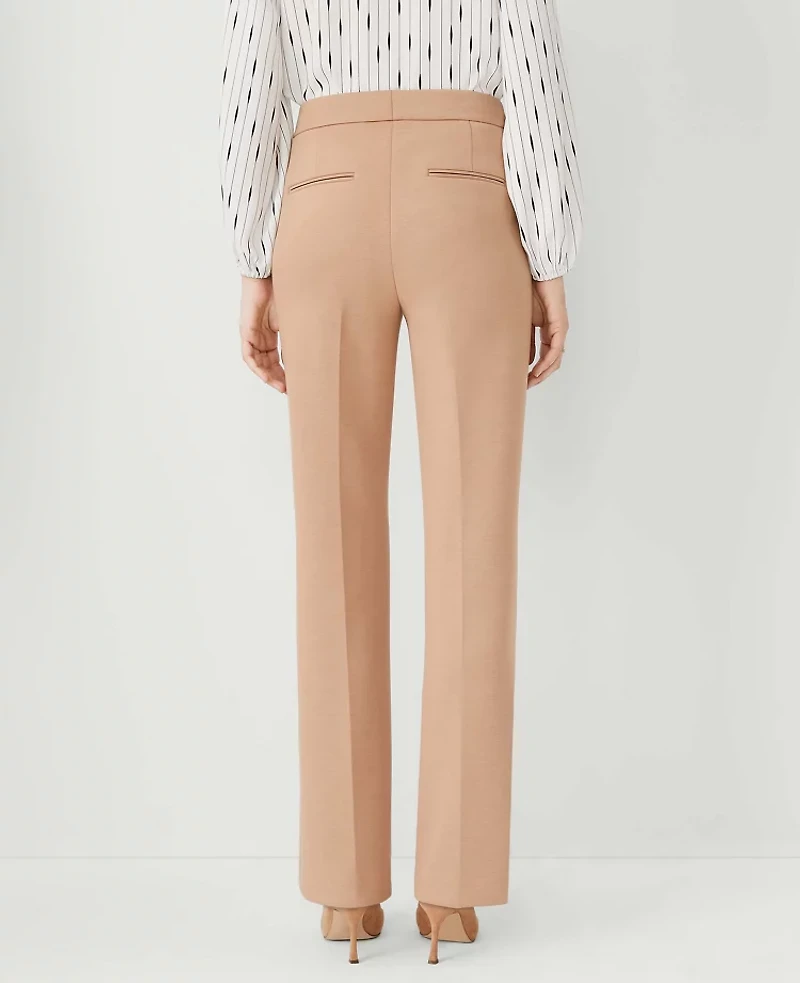 Ann Taylor The Petite Pintucked Trouser Pant Double Knit Women's