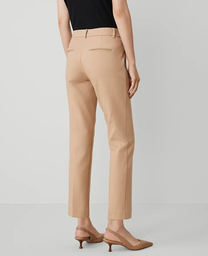 Ann Taylor The Tall Eva Ankle Pant Cappuccino Tan Women's