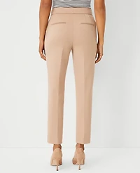 Ann Taylor The Tall Ankle Pant Double Knit Natural Camel Women's