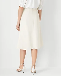 Ann Taylor The Flare Skirt Fluid Crepe Women's