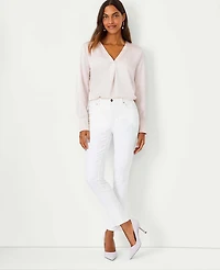 Ann Taylor Petite Sculpting Pocket Mid Rise Skinny Jeans in Velvet Size 00 Women's