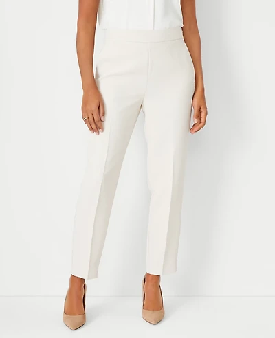Ann Taylor The Side Zip Ankle Pant Fluid Crepe