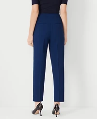Ann Taylor The Side Zip Ankle Pant Fluid Crepe
