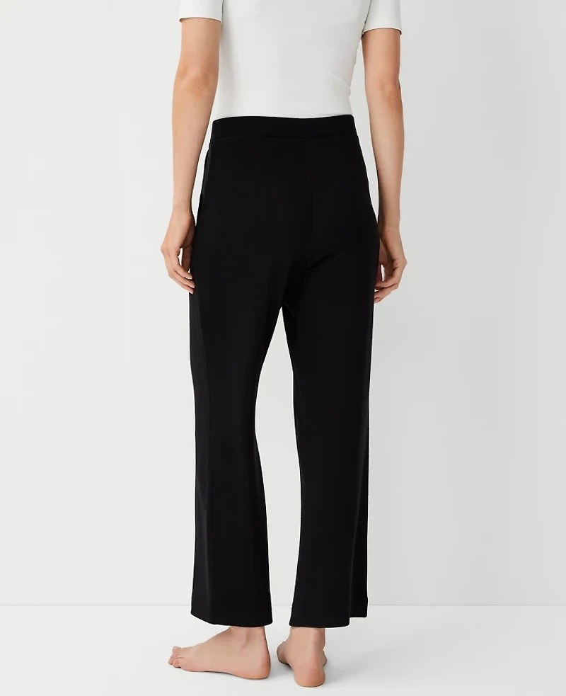 Ann Taylor The Wide-Leg Lounge Pant Black Women's