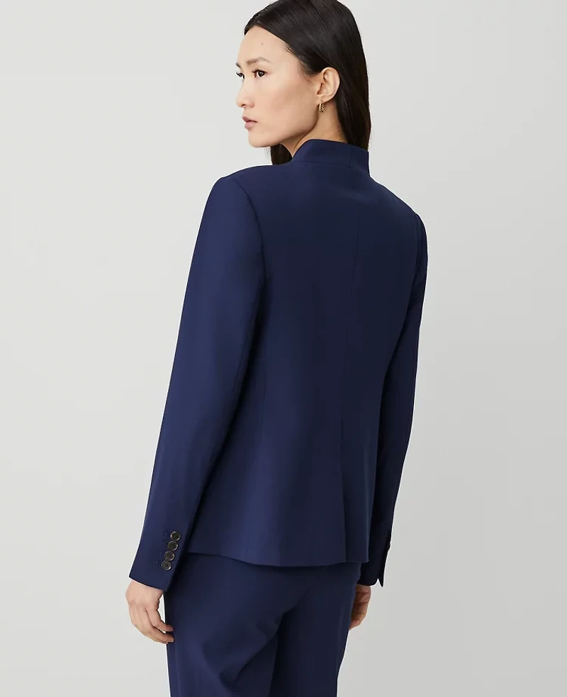 Ann Taylor The Petite Cutaway Blazer Bi-Stretch Women's