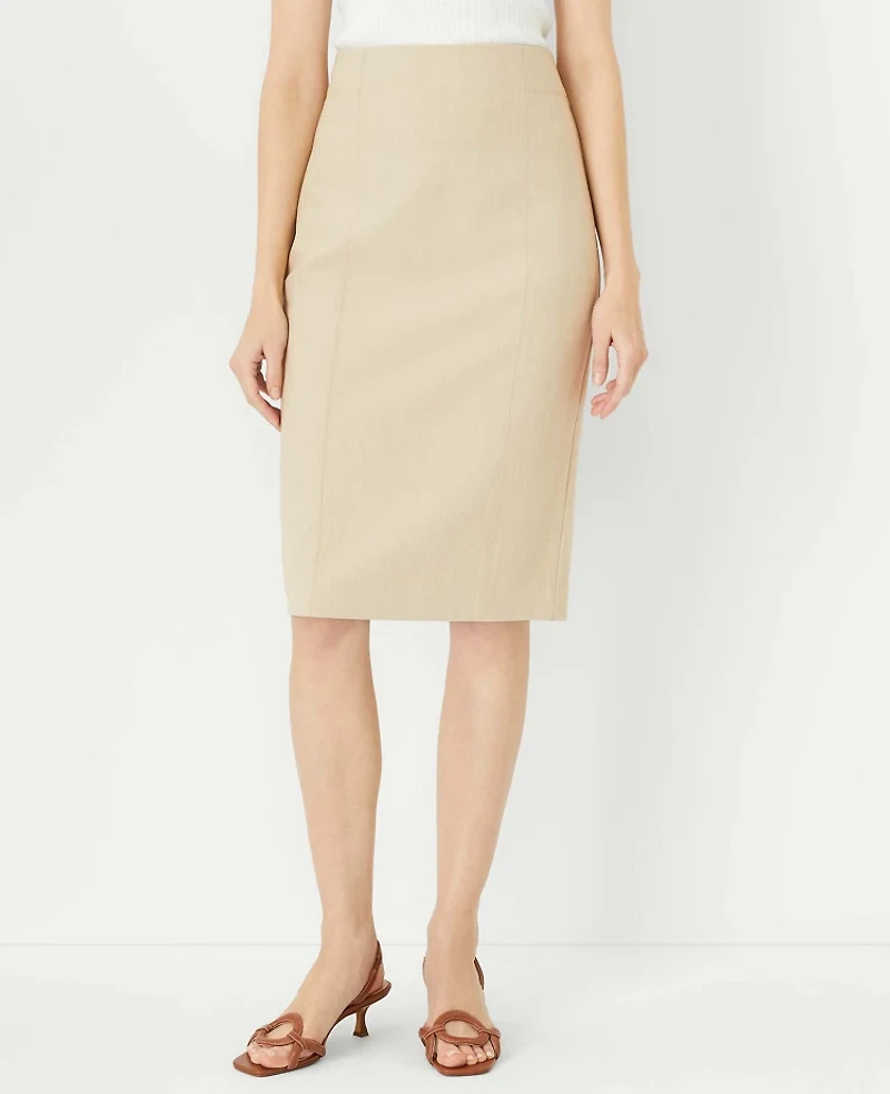 Ann Taylor The Petite Seamed Pencil Skirt Bi-Stretch Women's
