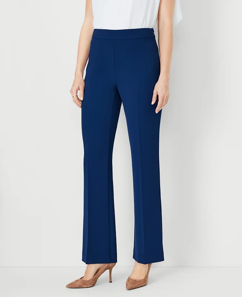 Ann Taylor The Petite Side Zip Trouser Pant Fluid Crepe