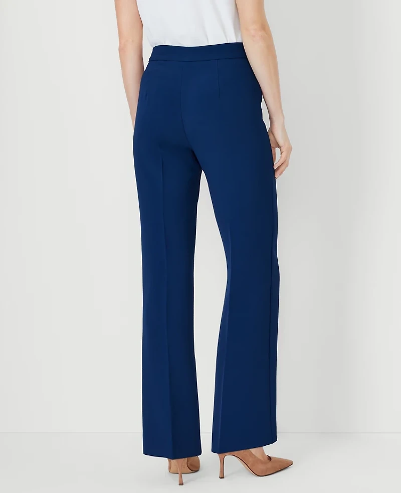 Ann Taylor The Petite Side Zip Trouser Pant Fluid Crepe