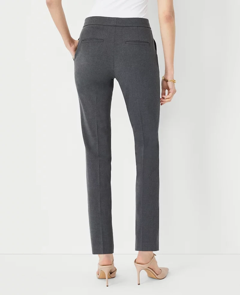Ann Taylor The Ankle Pant Seasonless Stretch Modern Charcoal Women's