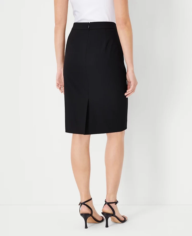 Ann Taylor The Tall Seamed Pencil Skirt Seasonless Stretch Women's