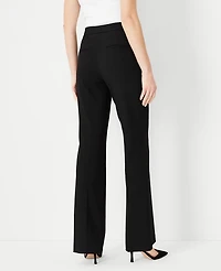 Ann Taylor The Tall High Rise Trouser Pant Seasonless Stretch Core Black Women's