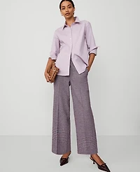 Ann Taylor The Petite Straight Ankle Pant Size 2 Beautyberry Women's