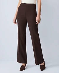 Ann Taylor The Petite Trouser Pant Fluid Crepe Pure Chocolate Women's