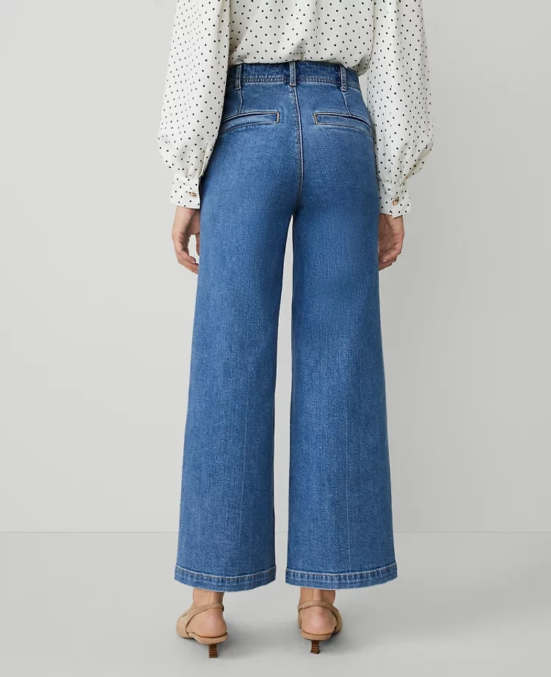 Ann Taylor The Sailor Jean Bright Stone Wash Women's