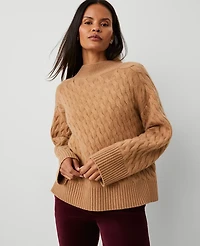 Ann Taylor Cashmere Cable Sweater Women's