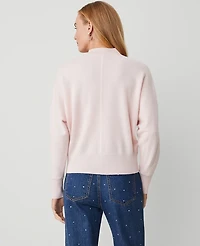 Ann Taylor Cashmere Dolman Sleeve Sweater Size XL Pearl Pink Women's