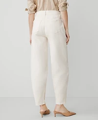 Ann Taylor The Barrel Jean Ivory Women's