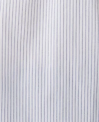 Ann Taylor Striped Smocked Shoulder Top White Women's