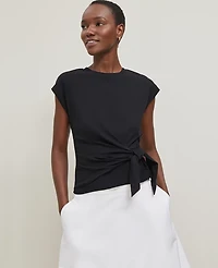 Ann Taylor Tie Waist T-Shirt Women's