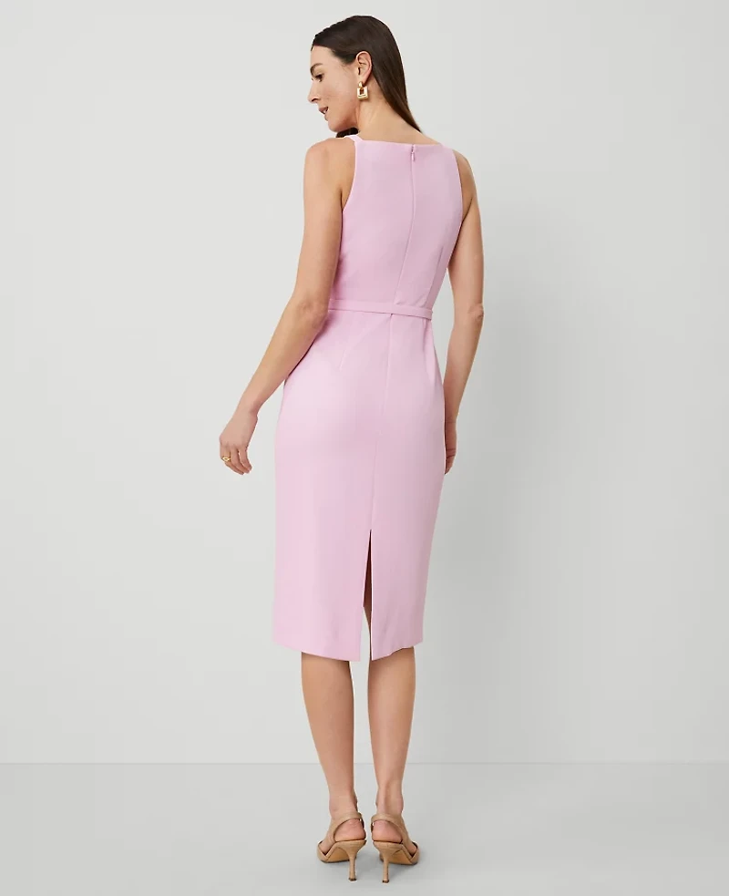 Ann Taylor Belted Sheath Dress Women's