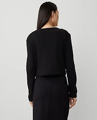 Ann Taylor Petite Tailored Lady Jacket Size 2XS Black Women's