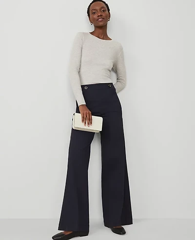 Ann Taylor Weekend Collection Wide-Leg Sailor Pant Women's