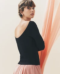 Ann Taylor Studio Collection Scoop Back Sweater Women's