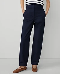 Ann Taylor Weekend Collection Seamed Barrel Ankle Pant Women's