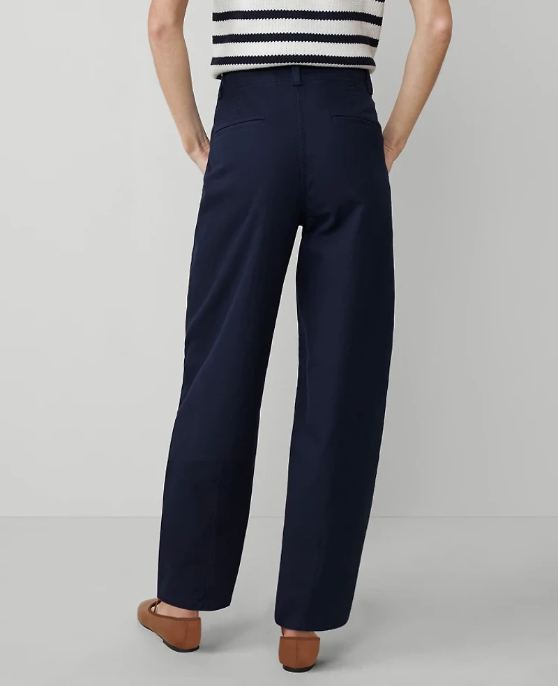 Ann Taylor Weekend Collection Seamed Barrel Ankle Pant Women's