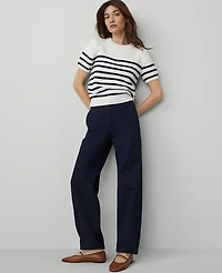 Ann Taylor Weekend Collection Seamed Barrel Ankle Pant Women's