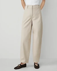 Ann Taylor Weekend Collection Seamed Barrel Ankle Pant Women's