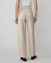 Ann Taylor Weekend Collection Seamed Barrel Ankle Pant Women's