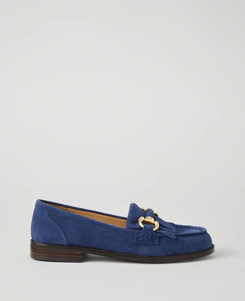 Ann Taylor Kiltie Chain Loafers Women's
