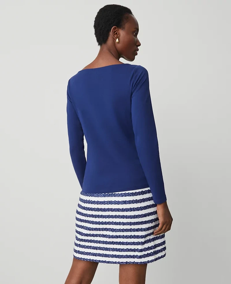 Ann Taylor Square Neck Top Women's