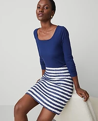 Ann Taylor Square Neck Top Women's
