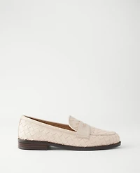 Ann Taylor Woven Penny Loafers Women's