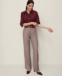 Ann Taylor Relaxed Perfect Shirt Windsor Wine Women's