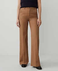 Ann Taylor Petite Weekend Collection Trouser Sateen Women's