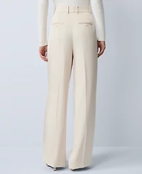 Ann Taylor The Pleated Trouser Satin Feather Women's