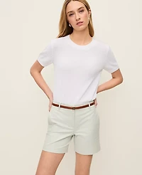 Ann Taylor The Midi Short Pale Aqua Women's