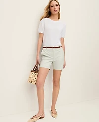 Ann Taylor The Midi Short Pale Aqua Women's