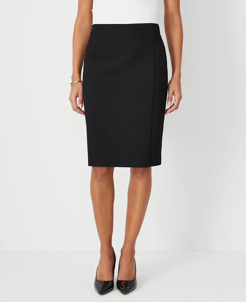 Ann Taylor The Seamed Pencil Skirt Seasonless Stretch