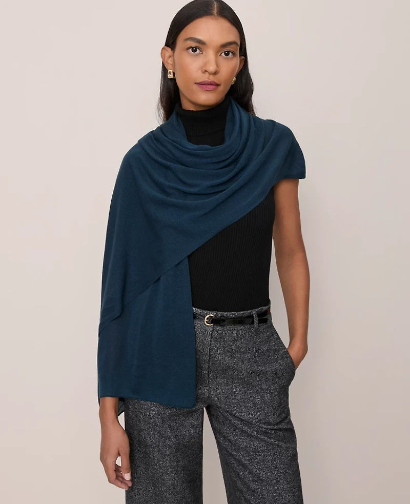 Ann Taylor Oversized Wrap Scarf Women's