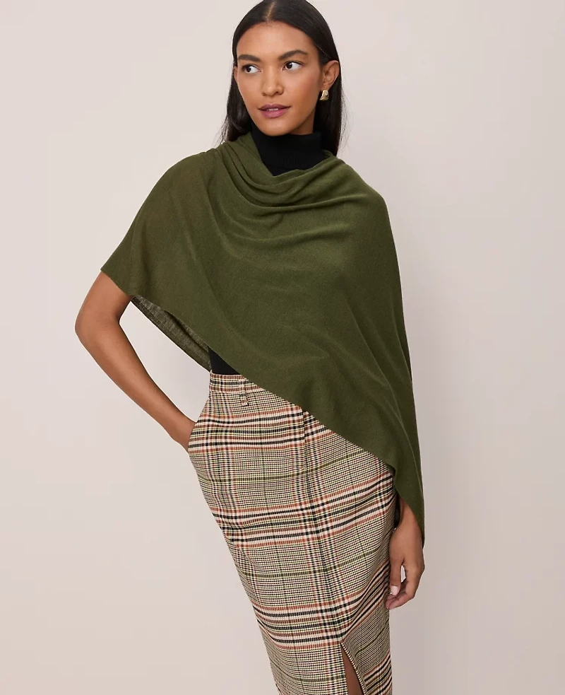 Ann Taylor Oversized Wrap Scarf Women's