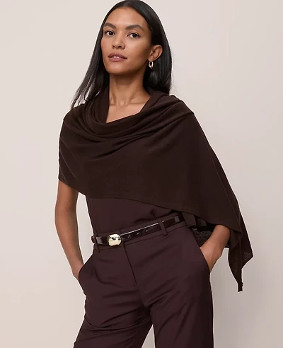 Ann Taylor Oversized Wrap Scarf Women's
