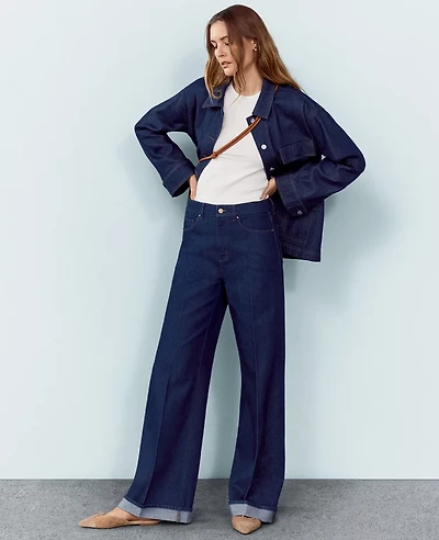 Ann Taylor Palazzo Jeans Size 6 Women's