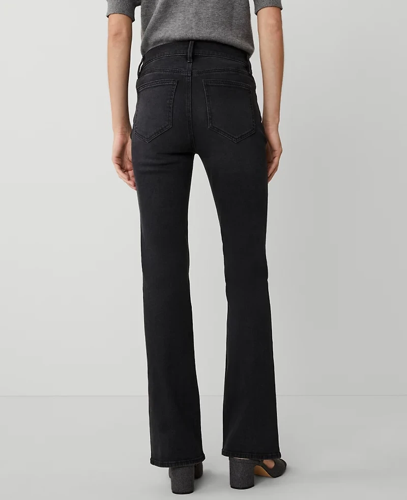 Ann Taylor The Boot Jean Size 14 Faded Black Wash Women's