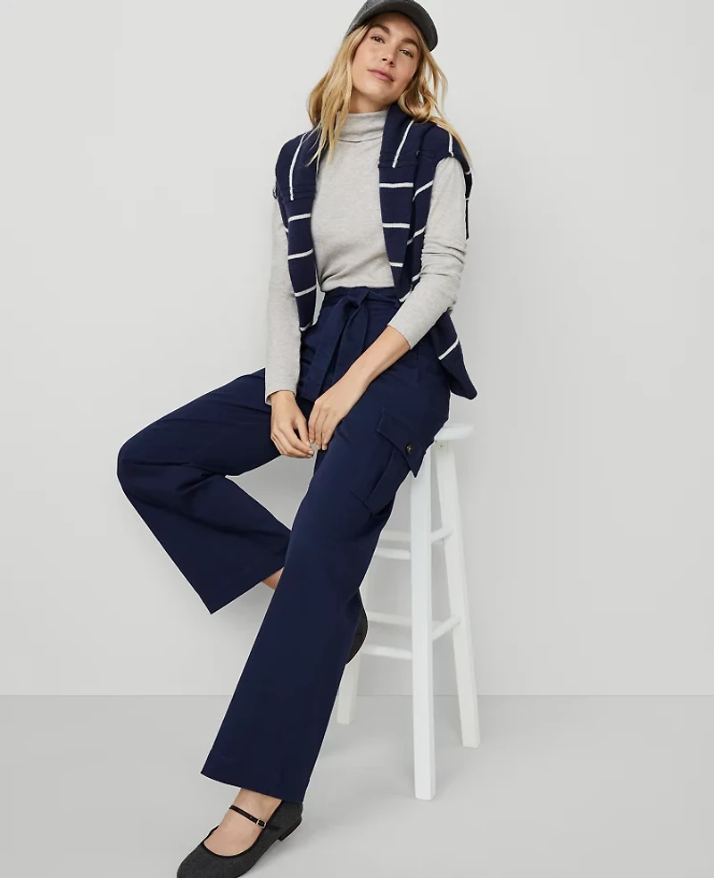 Ann Taylor Straight Leg Cargo Pant Women's