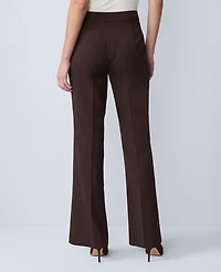 Ann Taylor The Trouser Pant Fluid Crepe Pure Chocolate Women's