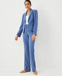 Ann Taylor The High Rise Trouser Pant in Seasonless Stretch Size 4 Precious Sapphire Women's